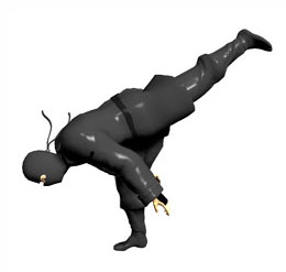 Kōhōkeri – Back Kick