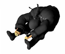 Mit den Händen die Füße erreichen