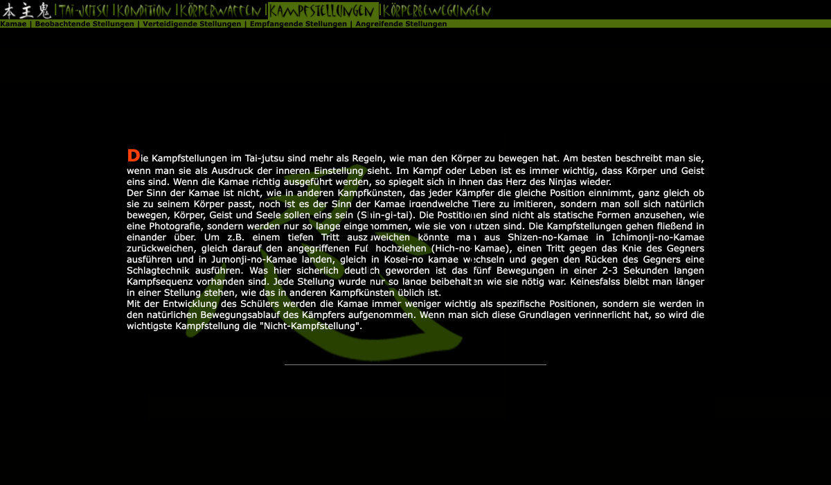 Website 2001